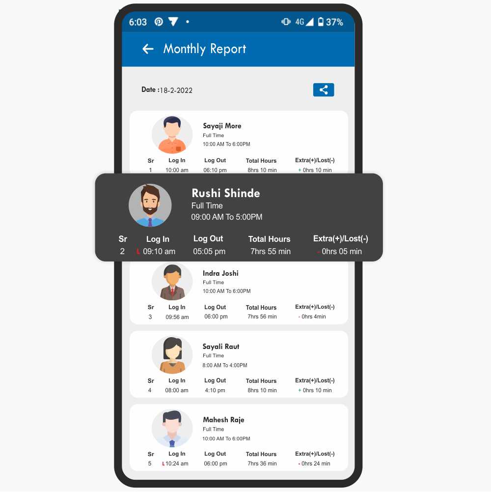 Attendance box | Multiple Reports & Analytics