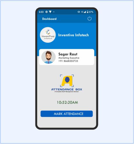 Attendance box | Staff App